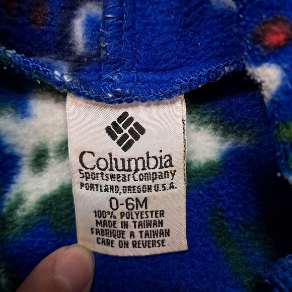 Columbia Fleece Snowsuit Baby Boys Size 0-6 Months - Picture 6 of 7